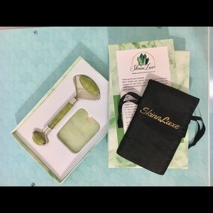 Premium jade roller and Guasha set